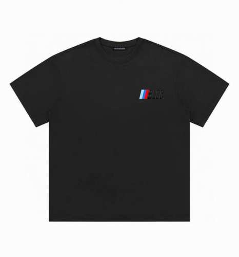 balenciaga X Bmw 巴黎世家联名宝马新款圆领短袖半袖T恤 面料采用260克纯棉双纱食毛面料 双线二本针压线 久洗不变形 原版定制三标 高端进口印花