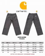 尺码上身 #K021 Carhartt Wip卡哈伐木工日系工装风牛仔裤 定制原版Logo扣，Ykk拉链门襟，顺滑易拉！ 很多位置都有套结加固，车工扎实！ 整体