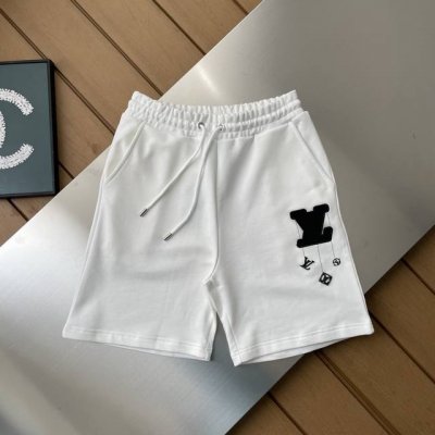 专柜还原顶级复刻版 Lv字母刺绣Louis Vuitton路易威登驴家2025Ss春夏短裤新款 顶级版本 市面天花板品质 原版订制面料 五金进口机田岛绣花字母标
