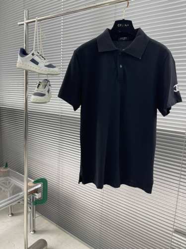 Chane 经典袖口刺绣polo衫 高品质朱地面料亲肤透气不起球 时尚又个性 修身版型 男女同款 码数：S-Xxl S码衣长67 胸围94 肩宽42 M码衣长6