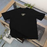 上新 款号：Ay716 高版本 2025新款Boylondon烫金对称老鹰翅膀图案字母Logo印花休闲情侣短袖T恤，采用280克重的纯棉双纱面料，我们只做精品面