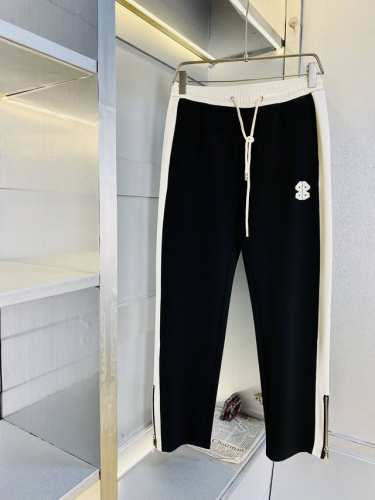 官网原单货 可穿200斤巴黎世家Balenciaga 简约时尚 早春款卫裤松紧裤休闲裤束直筒裤阔腿裤长裤身穿着非常舒适 低调不失奢华 穿出去非常有档次,裤型款式