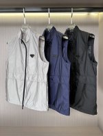 P普家25Ss春夏新款马甲 高端品质，独家定制面料，手感顺滑 透气 实用性强 万能百搭款 3色款 颜色：灰，藏蓝，黑 码数：M-3Xl