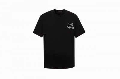 2407款 新款 高品质 Lv 路易威登23Ss 乐器短袖 定制双纱245克 面料采用纯棉精梳棉面料 色定染面料 超精细平网印花工艺 上身效果宽松休闲 三标齐全