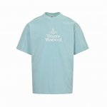 vivienne Westwood 西太后 25Ss Logo图案印花明线短袖 面料采用高克重260G重精梳棉，定制1:1螺纹，面料舒适亲肤无异感， 整件衣服搭