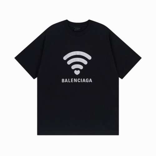 Balenciaga 巴黎世家2025 Ss 限定款.520限定Wifi走秀款印花短袖T恤 本市场No.1的质量 真正天花板品质 全部原版开发注意细节图 避免被