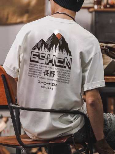 260G重磅纯棉 The North Face 北面 Tnf 日本支线 长野雪山 纯棉短袖T恤 男女同款 半袖 情侣款 面料工艺： 1.260G重磅纯棉，100
