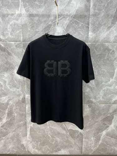 Balenciaga巴黎世家 2025Ss春夏高品质情侣款短袖T恤 甄选高克重纯棉面料 工艺品级别 辅料顶真 车线做工符合精品要求 超级好搭配 落肩款 品质及剪