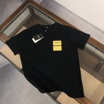 款号:F048 fendi 芬迪 25Ss 大师亲手设计潮牌新品印花圆领短袖T恤 春夏最新砖柜同步 Os落肩版型 - 260G双纱纯棉顶级面料 手感柔软 百分百