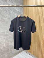 华伦天奴 2025年春夏新品上新 三标齐全 丝光棉圆领短袖T恤 好货不用过多介绍 看细节 专柜码数：M-6Xl 175 140建议Xl 修身版型