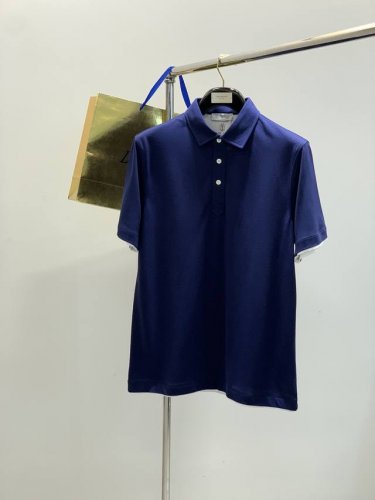 意大利神狮 时尚品牌 2025夏季新品 时尚休闲翻领短袖T恤 专柜同步有售 原单狠货 采用进口原版面料 独特设计 配色高雅高级 内里细节可圈可点 顶级印花工艺图