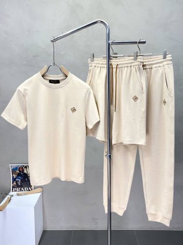三件套 套 短袖p200 短裤p200 长裤p230 Lp-Loro piana诺悠翩雅独家专供春夏新款专柜同款套装 透气舒适休闲 高级感满满 细节精致高档 做