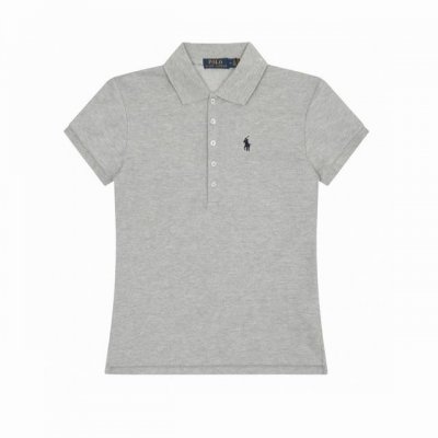 拉夫劳伦Ralph Lauren经典小马刺绣翻领女款修身版Polo短袖 拉夫劳伦Ralph Lauren经典基础女款百搭修身款Polo短袖 采用320G进口空气