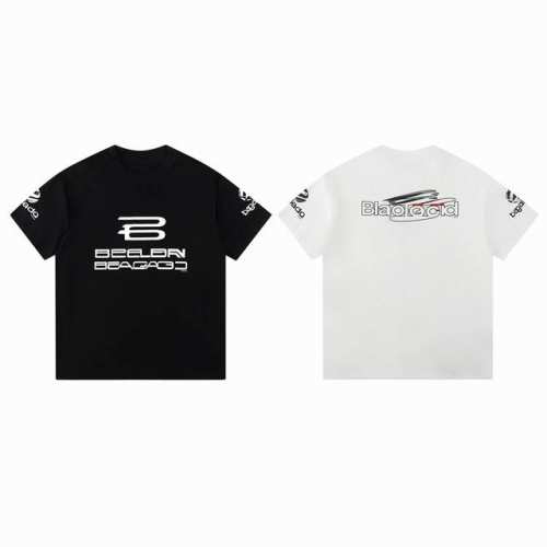 款M48 巴黎世家割破短袖120 Balenciaga巴黎世家 Generated系列新款T恤 新款 24开春细节都是采用反车，反车缝线设计感十足，前后面左右袖