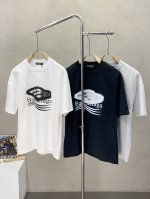 Balenciga巴黎世家独家专供新款原单男士休闲短袖 高端定制 高版本 时尚百搭爆款进口面料 手感超柔软细腻 穿着亲肤舒适 高端精品 代工厂p精细做工 上身非