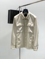 杰尼亚 Zegna，2025春季最新品，专柜同步有售，原单狠货，时尚休闲夹克翻领外套，采用进口原版面料，舒适透气，顶级刺绣工艺字母图案装饰logo，原版五金辅料