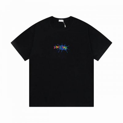 Dior 长期现货放心推 上新 Dior新款T上货 标志印花图案 后幅反标设计 1:1高品质 百分百纯棉洗水处理 布料精梳紧密赛络纺 不缩水不变形 更舒适柔软