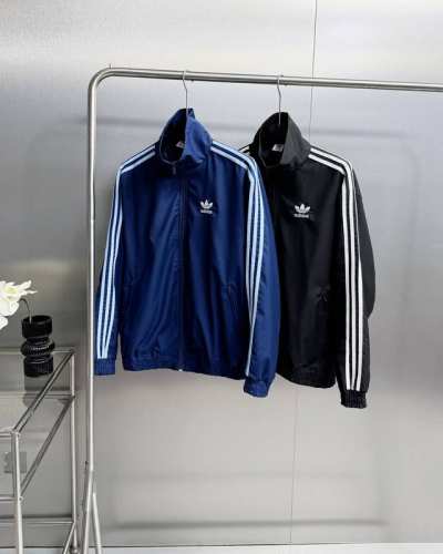 200（实拍细节图）Adidas阿迪达斯三叶草25S新款立领运动宽松夹克外套男女同款 货号:Jp1630 阿迪三叶草夹克外套绝对的爆款 经典款 明星同款！ 细节
