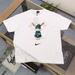 上新 款号：Tx239 2025新款Nike耐克钩子萌趣兔子图案Logo字母印花休闲情侣短袖T恤，轻奢高级，上身效果，绝绝子，采用250克纯棉面料，全套定制辅料