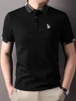 Hazzys 哈吉斯 相色条纹情侣款polo衫 经典火爆款来袭 经久不衰的时尚，因你而生。 使用专为叠搭而设计的单品，经典，野出天性。 这款polo衫, 采用优