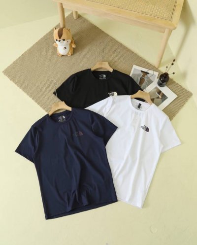 Thenorthface-北面男士纯色圆领速干冰丝短袖T恤 冰丝速干面料，弹力超大，宽松版型，特别舒适，运动吸湿排汗，强化韧性，使得织物能够稳定的拉伸与复原，持