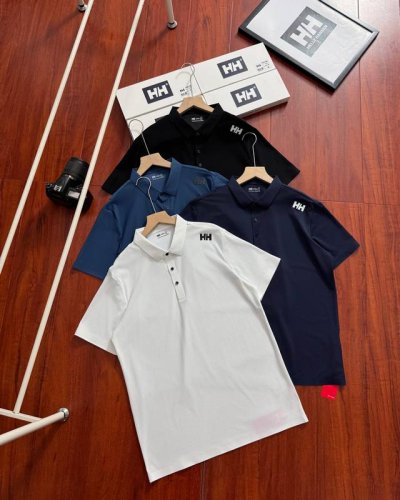主推款供 原单品质盒装 Helly Hansen Hh 海丽汉森25夏季男款无缝速干凉感吸湿立体版型简约短袖Polo衫 独家配色独家面料 断货王 迪家速干翻领P