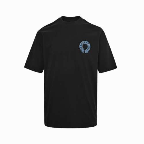 Chrome Hearts 克罗心 贴布马蹄短袖 采用直喷进口机器印花 五金辅料均开磨定制 正确配置 黑色2025克罗心正品包装 280克定制定染双纱棉 版型大