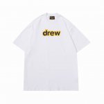 drew 字母短袖T #802 定织定染32支230克双纱棉面料 进口胶浆印花，领口纯棉螺纹定制，不易变形，可区别市场版本，开模定制新款吊牌 水洗标 原包装袋