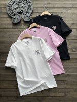 Mlb官方 男女情侣潮流彩绘涂鸦大Logo运动舒适休闲T恤25夏季新款 青春四射 卡通减龄 活力养眼 高品热销王撞色印花 立体感鲜明洋溢着十足青气息 不同配色的