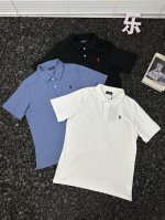 polo Ralph Lauren拉夫劳伦商务通勤吸汗透气经典战马Logo刺绣排扣翻领polo衫休闲T恤 职场穿搭既要专业得体，又想保持舒适自在？polo Ra