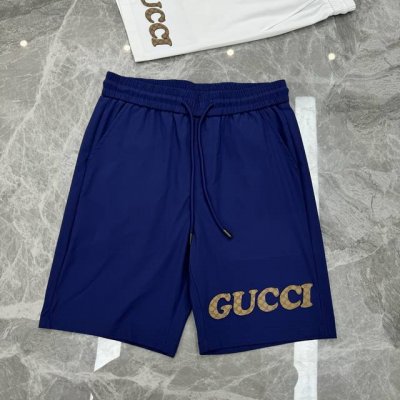 Gucc*古齐25S新款五分短裤！可成套搭配纯色系推荐！冰爽舒适.品牌Logo立体印花字母标识.经典Gucci花型.裤身采用高密冰感四面弹轻薄面料.上身无束缚感