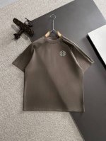 隔天出货 高品质 Balenciaga 巴黎世家 2025春夏新款男款蜡染水洗短袖T恤 精梳重磅洗后双纱面料，高强度面料掂起来手感份量十足，上身也比普通T更加有