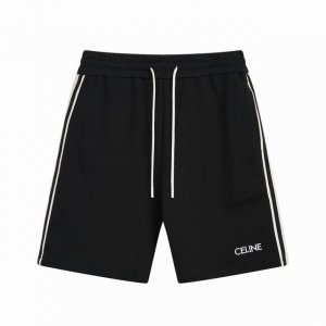 celine 赛琳 25Ss 经典刺绣织带短裤 复古潮流织带点缀松紧腰休闲五分裤！！很经典的一款，松紧腰 两侧插袋 两侧织带的点缀点缀设计 复古潮流的同时又有细