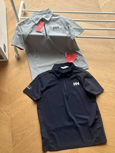 供120 Helly Hansen Hh 24夏新情侣防晒Upf80+休闲舒适凉感透气短袖Polo 灰色 藏青 M~3Xl 原版冰丝面料，Upf80+速干防晒，