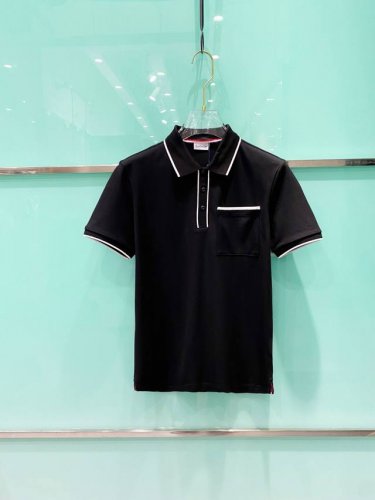 新品 M 家族高端男士珠地棉商务休闲翻领Polo衫，台湾意比贸易公司货，25年春夏新品，经典王牌单品！ 因经典而生，每季必出的招牌单品，新一季仍然延续了P家的设