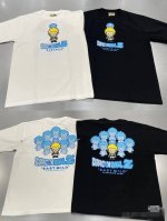 001032款A Bathing Ape X Dragon Ss22 联名款 Ball Z Gotenks Baby Milo Tee 卡通字母印花圆领套头短袖