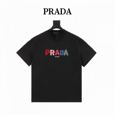 prada普拉达 立体牙刷绒涂鸦刺绣短袖 尺码Xs-Xl