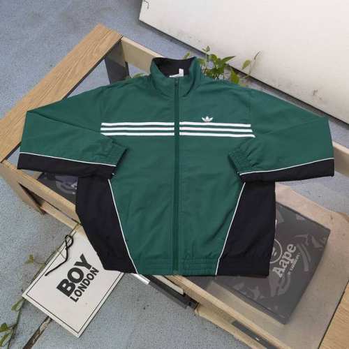 上新170 【款号：Dg4701】 2025新款Adidas阿迪达斯三道杠刺绣Logo休闲情侣立领夹克外套，采用爽滑亲肤梭织面料，面料厚实立体感更强，体感更舒服