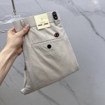 Gucci 古驰 2025春夏新品休闲裤西裤，官网同步发售，裤身工艺设计，进口客供辅料、面料定制，代工厂p出品免检！每个细节做到极致，原版五金配件，潮范十足、上