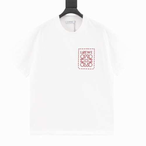 Loewe 罗意威 25Ss 胸口凹凸Logo压胶短袖T恤 购入原版开模打造，全套定制辅料，所有细节完美还原 定织定染260G纯棉双纱紧密棉面料，洗水后达280