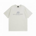 Balenciaga 巴黎世家2025 3M反光字母印花 短袖T恤 本市场No.1的质量 真正天花板品质 全部原版开发 注意细节图 前片印花有反光膜 避免被盗图