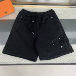 纯原臻品 顶级原版复刻 巴黎世家 Balenciaga 2025Ss新款双B刺绣Logo休闲短裤 原版面料高版本高品质 网红明星同款 定制400克重博鳞大卫衣面