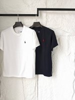 ralph Lauren 拉夫劳伦基础款全棉打底衫刺绣Logo圆领短袖T恤 一包两件 一包两件 黑白两色 基础百搭 黑白双色即是对抗时尚熵增的永续基金 尺码：M