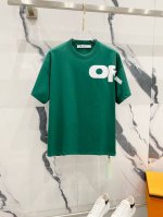 Off-White 260克圆领短袖T恤 前后幅创意字母Logo印花设计标识 官方同步 高版本 高品质 时尚个性 百搭潮流 纯原品质 原版面料 吊牌 领标 水洗