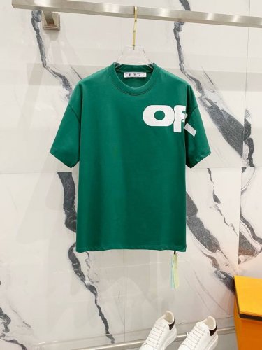 Off-White 260克圆领短袖T恤 前后幅创意字母Logo印花设计标识 官方同步 高版本 高品质 时尚个性 百搭潮流 纯原品质 原版面料 吊牌 领标 水洗
