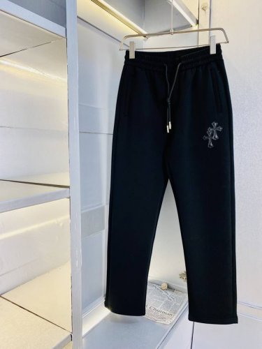 官网原单货 可穿200斤克罗心Chromehearts 简约时尚 早春款卫裤松紧裤休闲裤长裤身穿着非常舒适 低调不失奢华 穿出去非常有档次,裤型款式和裁剪亦无需
