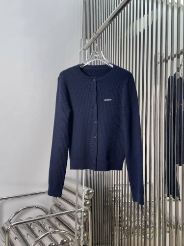 实拍图 最新Miu 25New 绞花针织开衫 尺码 Sml