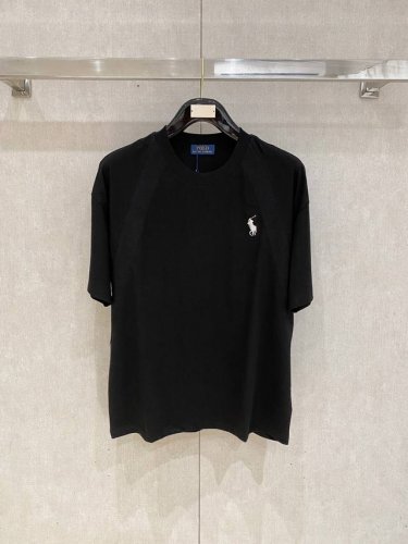 rl Polo 2025新款纯棉圆领T恤 落肩廓形 经典小马刺绣 码数：M-3Xl