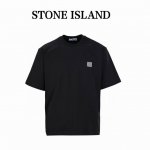 stone Island石头岛 小标徽章贴布绣短袖T恤 定制潮韵双股纤麻棉，采用进口机贴布绣工艺，使用先进的计算机控制系统和精密的机械部件，实现Compass