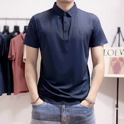 圣罗兰 新品上市！2025夏季新款Logo男士翻领Polo衫！经典休闲商务男款，高端男装的天花板级别的商务男款！简约时尚大气不失优雅，单穿内搭体面过人，品质控